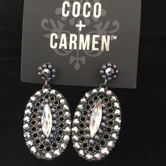 coco carmen Jewelry - 🎉HP🎉Coco + Carmen Sparkly Fashion  Drop Earrings
